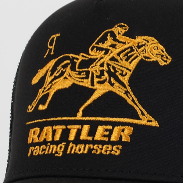 Racing Horses Negro